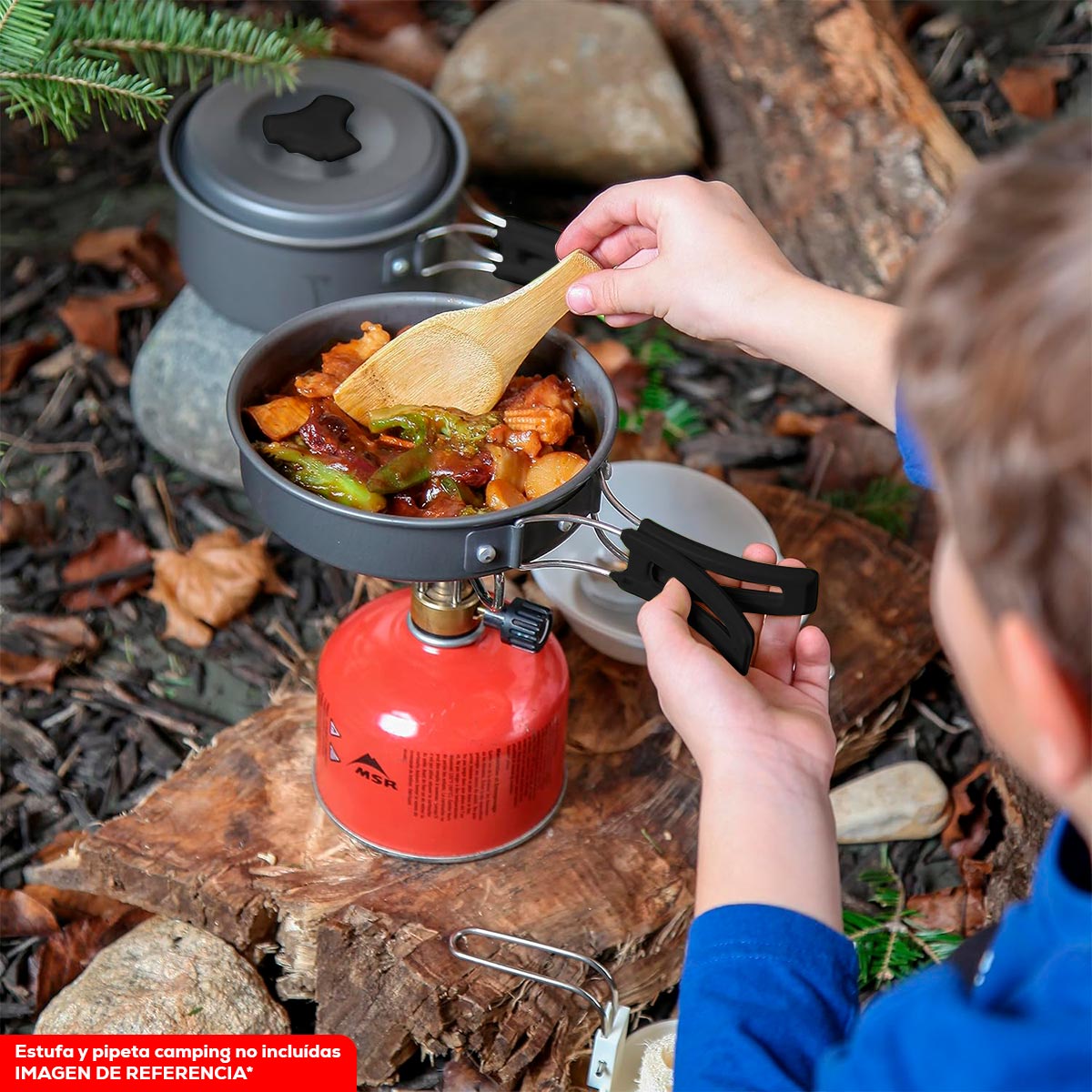 Miniatura 7 de Kit De Utensilios Cocina Camping SY-200